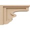 Ekena Millwork 5"W x 15"D x 10"H Classic Highland Rough Cedar Woodgrain TimberThane Corbel, Primed Tan CORUR05X15X10HLDRCPR - alternate 2